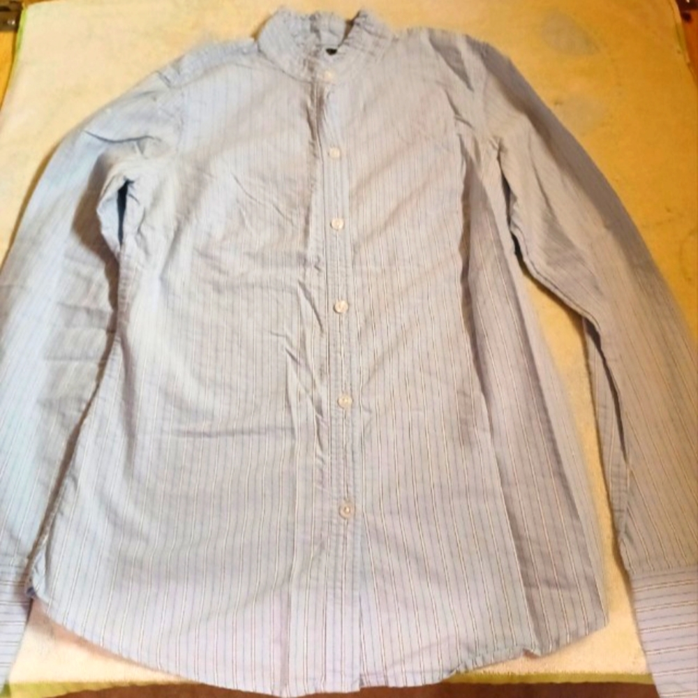 American Eagle Outfitters Button Front Shirt With Bird Logo,  Size 2